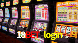 Interface do App 18bet login